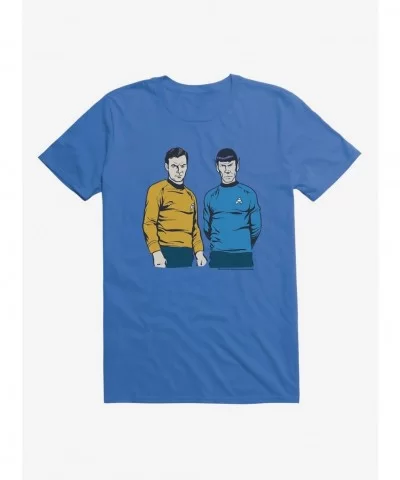 Fashion Star Trek Spock and Kirk Pop Art T-Shirt $8.80 T-Shirts