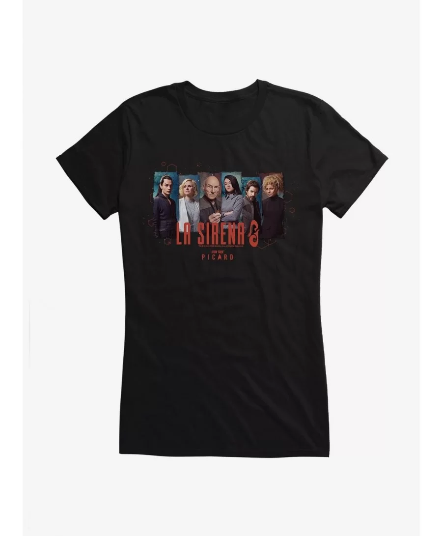 High Quality Star Trek: Picard La Sirena Crew Girls T-Shirt $7.77 T-Shirts