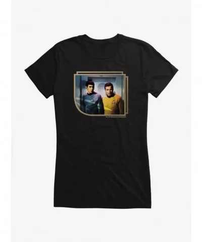 Exclusive Star Trek Kirk and Spock Girls T-Shirt $6.57 T-Shirts