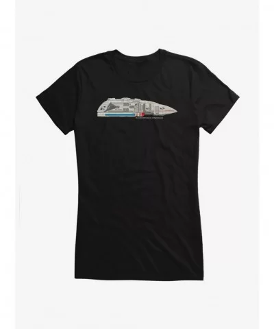 High Quality Star Trek Deep Space 9 USS Defiant Girls T-Shirt $9.76 T-Shirts