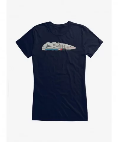 High Quality Star Trek Deep Space 9 USS Defiant Girls T-Shirt $9.76 T-Shirts