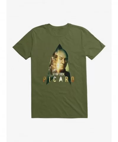 Value Item Star Trek: Picard Poster Art T-Shirt $8.03 T-Shirts