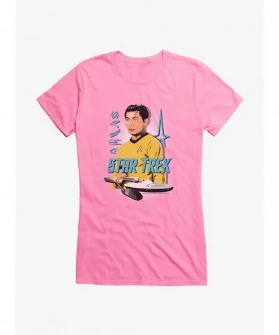 Absolute Discount Star Trek Sulu Girls T-Shirt $8.17 T-Shirts