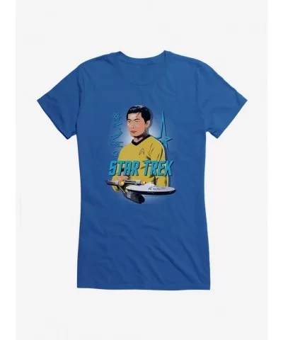 Absolute Discount Star Trek Sulu Girls T-Shirt $8.17 T-Shirts