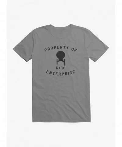 Pre-sale Discount Star Trek Enterprise Property Of NX01 T-Shirt $6.31 T-Shirts