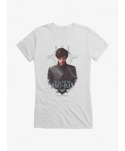 Limited Time Special Star Trek: Picard Narek We All Have Our Part To Play Girls T-Shirt $9.16 T-Shirts