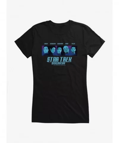 Festival Price Star Trek Discovery: Cast Girls T-Shirt $8.76 T-Shirts