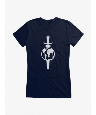 Flash Deal Star Trek Mirror Universe Outline Girls T-Shirt $9.36 T-Shirts