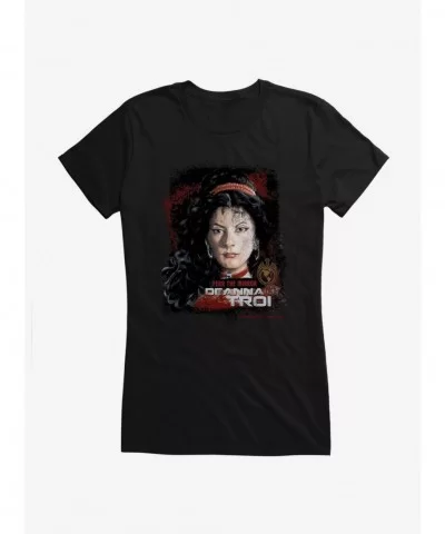 Hot Sale Star Trek: The Next Generation Mirror Universe Deanna Troi Girls T-Shirt $8.37 T-Shirts