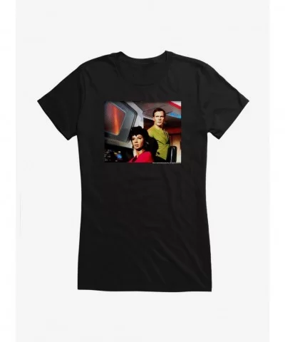 Clearance Star Trek Kirk And Nyota Girls T-Shirt $8.37 T-Shirts