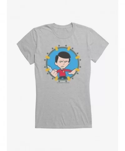 Cheap Sale Star Trek Scotty Cartoon Girls T-Shirt $6.18 T-Shirts
