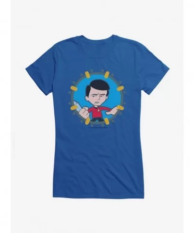 Cheap Sale Star Trek Scotty Cartoon Girls T-Shirt $6.18 T-Shirts