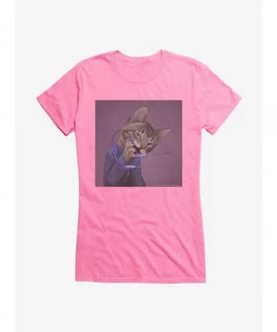 Fashion Star Trek TNG Cats Headset Girls T-Shirt $7.97 T-Shirts