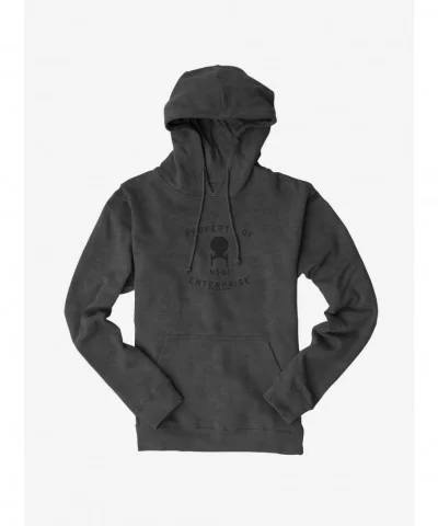 Cheap Sale Star Trek Property Of Enterprise NX-01 Ship's Top View Logo Hoodie $12.57 Hoodies