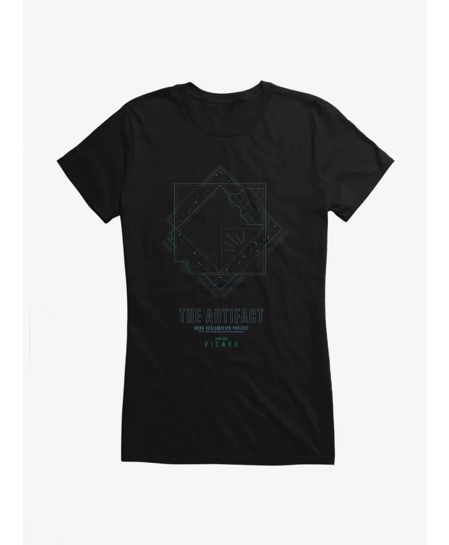 Unique Star Trek: Picard The Artifact Borg Reclamation Project Girls T-Shirt $8.96 T-Shirts
