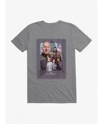 Flash Deal Star Trek: Picard Picard, Elnor, Seven, Raffi, Dr. Agnes, Soji And Rios T-Shirt $5.74 T-Shirts