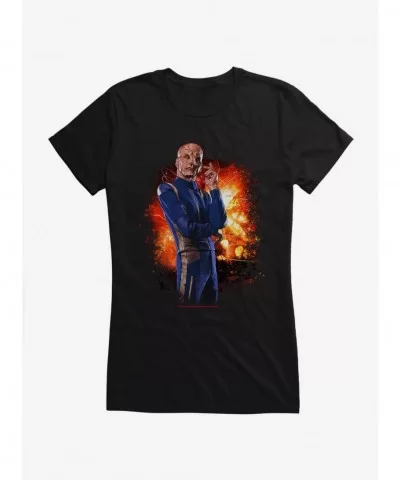 High Quality Star Trek: Discovery Saru Explosion Girls T-Shirt $6.97 T-Shirts
