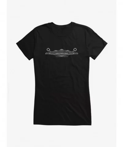 Exclusive Star Trek Enterprise NX01 Front View Girls T-Shirt $7.77 T-Shirts