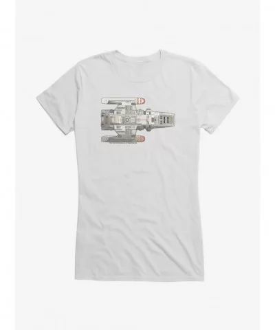 Discount Star Trek Deep Space 9 Runabout Girls T-Shirt $8.96 T-Shirts