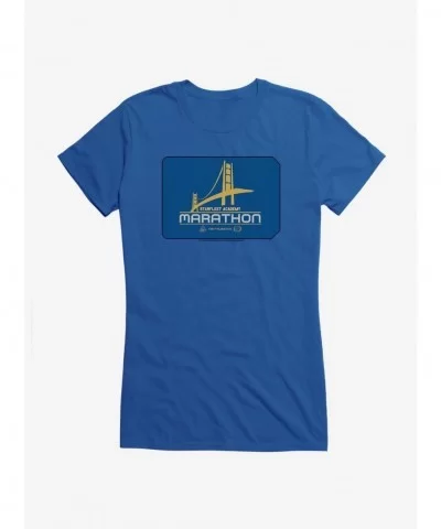 Unique Star Trek Starfleet Academy Marathon Girls T-Shirt $7.57 T-Shirts