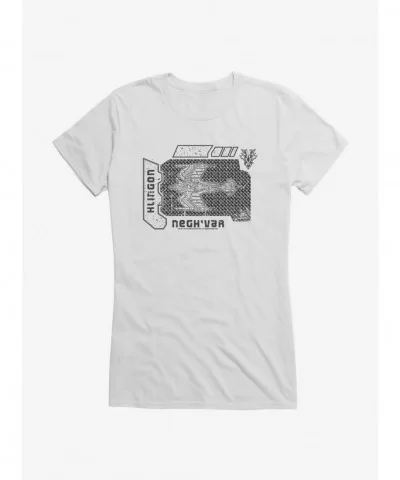 Discount Star Trek Klingon Negh'Var Ship Girls T-Shirt $8.76 T-Shirts