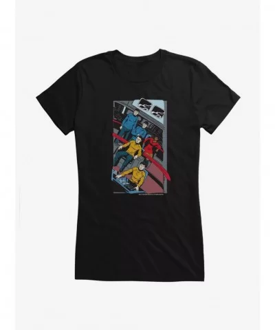 Big Sale Star Trek Team Girls T-Shirt $9.36 T-Shirts