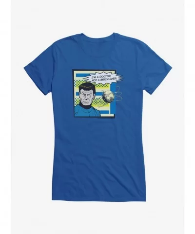 Absolute Discount Star Trek Bones I'm A Doctor Girls T-Shirt $7.97 T-Shirts