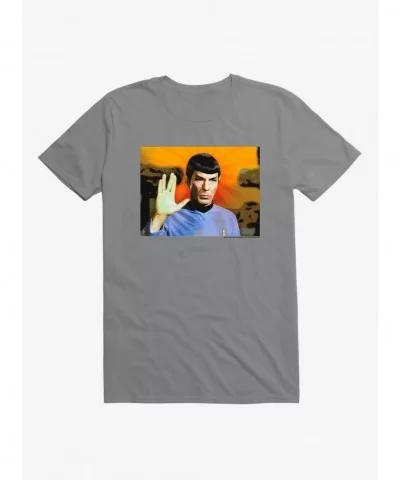 Huge Discount Star Trek Spock Salute T-Shirt $9.56 T-Shirts