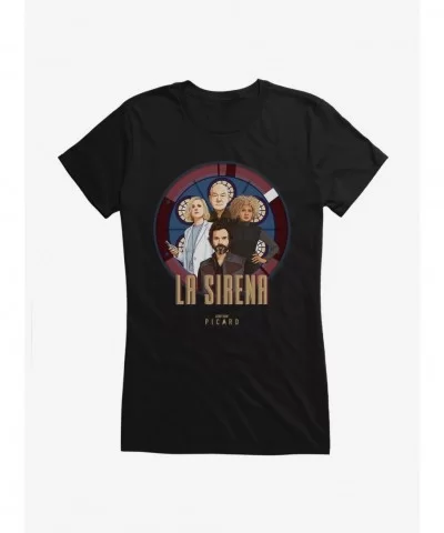 High Quality Star Trek: Picard La Sirena Crew Girls T-Shirt $7.57 T-Shirts