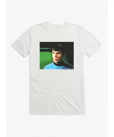 Trend Star Trek Spock Green Background T-Shirt $6.69 T-Shirts