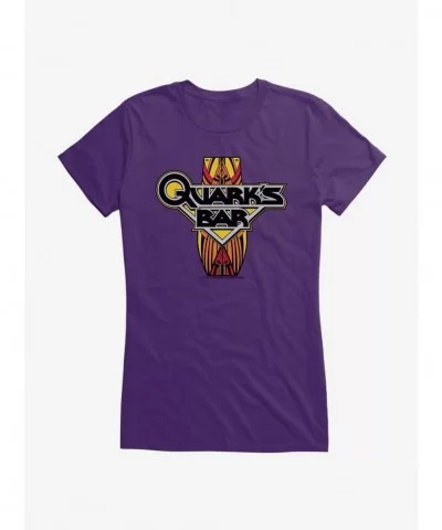 Clearance Star Trek Deep Space 9 Quarks Bar Girls T-Shirt $6.97 T-Shirts