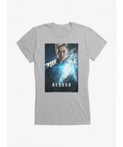 Exclusive Star Trek Character Images Kirk Beyond Teaser Girls T-Shirt $6.37 T-Shirts