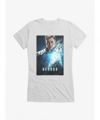 Exclusive Star Trek Character Images Kirk Beyond Teaser Girls T-Shirt $6.37 T-Shirts