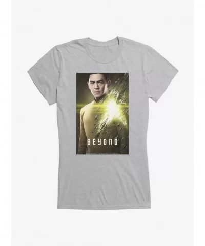 Limited Time Special Star Trek Character Images Spock Beyond Teaser Girls T-Shirt $9.96 T-Shirts