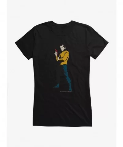 Flash Sale Star Trek Kirk Phaser Girls T-Shirt $7.57 T-Shirts