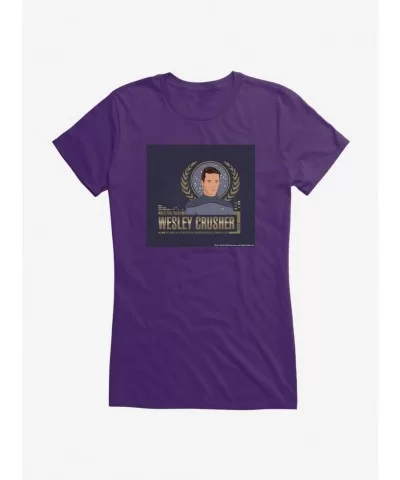 Premium Star Trek TNG Wesley Crusher Girls T-Shirt $8.57 T-Shirts