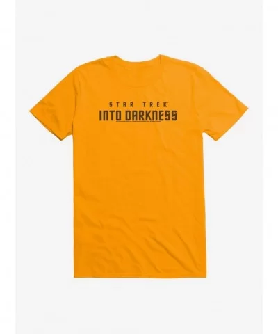 Exclusive Price Star Trek Into Darkness Simple Color Logo T-Shirt $8.80 T-Shirts