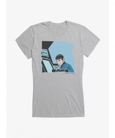 Pre-sale Star Trek Spock Pose Girls T-Shirt $8.37 T-Shirts