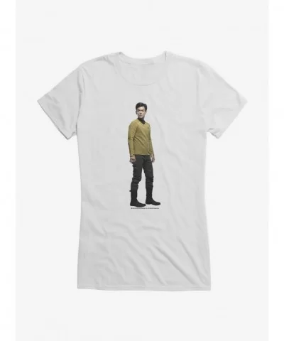 Exclusive Price Star Trek XII Hikaru Sulu Girls T-Shirt $7.37 T-Shirts