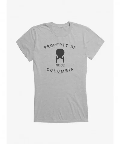 Special Star Trek Enterprise Property of Columbia Girls T-Shirt $9.56 T-Shirts