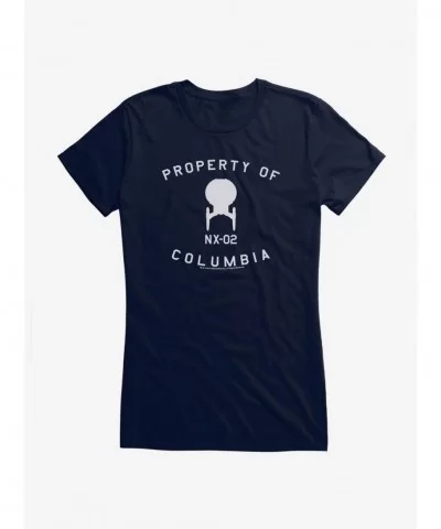 Special Star Trek Enterprise Property of Columbia Girls T-Shirt $9.56 T-Shirts