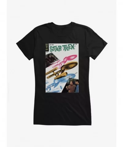 Cheap Sale Star Trek The Original Series Alien Form Invades Girls T-Shirt $9.16 T-Shirts