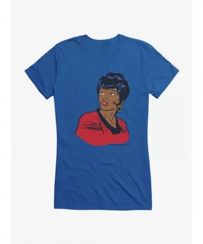 New Arrival Star Trek Uhura Pop Art Girls T-Shirt $6.57 T-Shirts