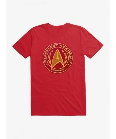 Seasonal Sale Star Trek Academy Logo T-Shirt $8.22 T-Shirts