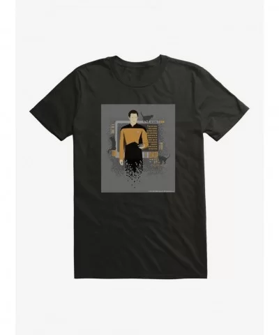 Pre-sale Discount Star Trek TNG Data T-Shirt $6.50 T-Shirts