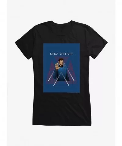 Wholesale Star Trek: Discovery Now You See Girls T-Shirt $8.76 T-Shirts