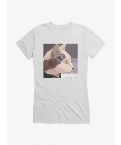Sale Item Star Trek TNG Cats Data Girls T-Shirt $9.16 T-Shirts