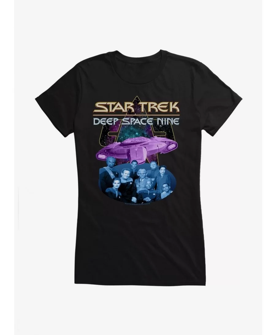 Big Sale Star Trek Defiant Cast Girls T-Shirt $7.37 T-Shirts