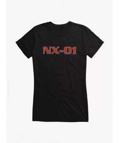 Fashion Star Trek Enterprise NX01 Logo Girls T-Shirt $9.96 T-Shirts