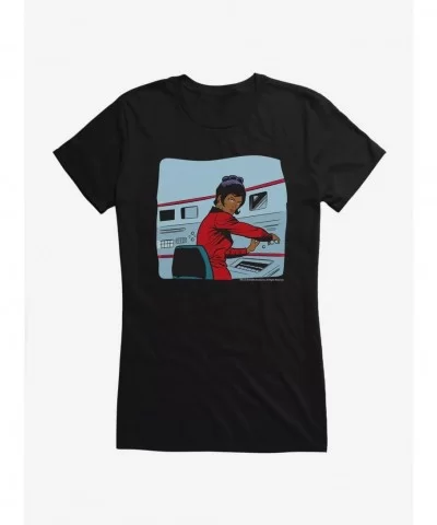 Exclusive Price Star Trek Uhura Control Room Girls T-Shirt $8.17 T-Shirts